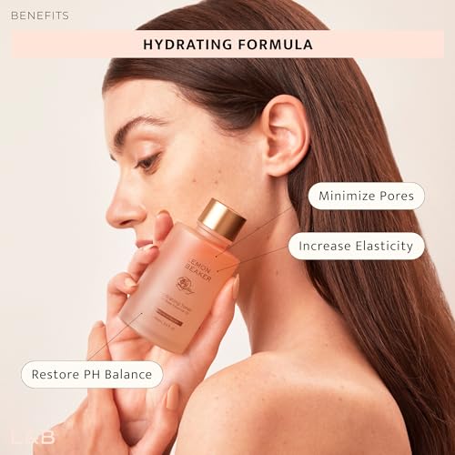 Lemon & Beaker Pore-Reducing Toner - Alcohol-Free, Vegan Face Toner for Soothing & Hydrating Skin, Minimizes Large Pores, 3.5 fl oz, Made in New Zealand