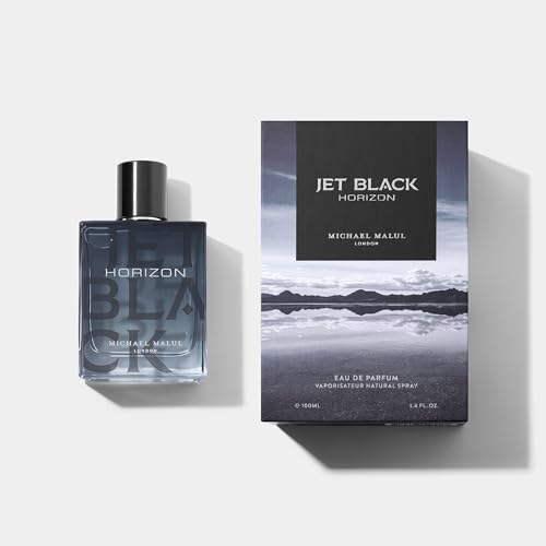 Michael Malul Jet Black Horizon Eau de Parfum for Men - 100ml | 3.4oz (100ml, Jet Black Horizon)