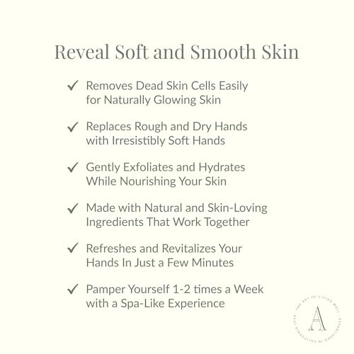 Archipelago Botanicals Oat Milk Body Scrub, Exfoliating Body Scrub for Rejuvenated, Smooth and Glowing Skin, Made with Natural Ingredients, Blended with Wild Oats (9.4 oz)