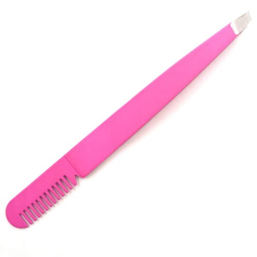 3pcs 2 1 Eyebrow Tweezers 2 in 1 Tweezer Comb Eyebrow Clamps Makeup Supplies Makeup Tools