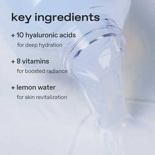 glow lemon vitamin toner | hydrating with hyaluronic acid | mild exfoliation | jeju lemon water for refreshing deep?moisture | highly absorbent formula | cruelty?free | 10 fl oz