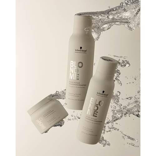 BlondMe Bond Repair Nourishing Shampoo for Blonde Hair, 10.1 Fl Oz | Adds Moisture and Softness | Strengthens, Repairs, & Prevents Breakage |For Blonde, Lightened, & Grey Hair