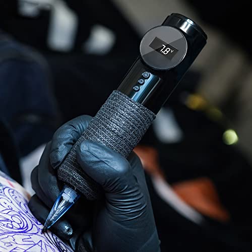 Mast Archer Tattoo Kit Wireless Rotary Tattoo Gun Pen Machine Kit Complete Tattoo Kit with Silicone Shoes Gift for Tattoo Studio Art
