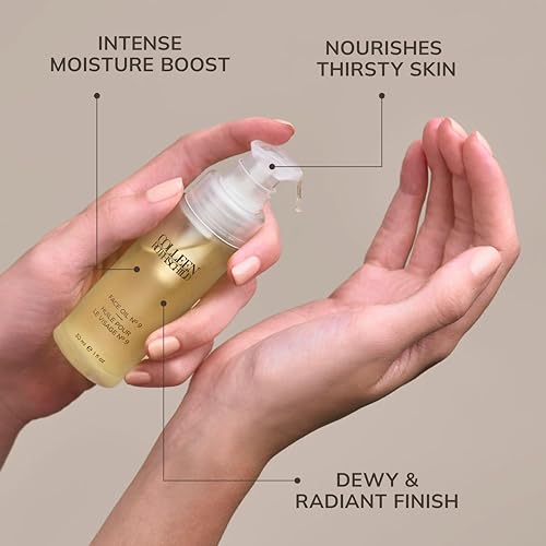 COLLEEN ROTHSCHILD Face Oil N¡Æ9 | 9 Transformative Oils Provide Intense Moisture Boost | Deeply Nourishes & Leaves Complexion Radiant (1 fl oz)