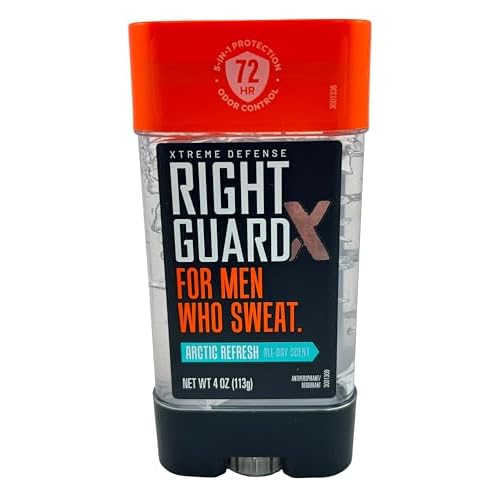 Right Guard Xtreme Defense Arctic Refresh Gel 4 Ounce Men