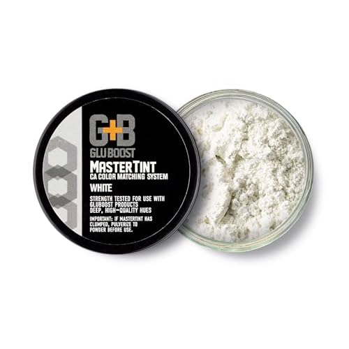 GluBoost MasterTint Jars ? Long-Lasting Color Additives for Perfect Color Matching ? Works with MasterGlu & Fill n¡¯ Finish Pro ? No Solvent Needed - White