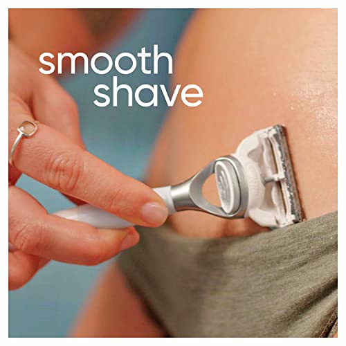 Gillette Venus for Pubic Hair and Skin, Bikini Razors for Women, Women's Razor Handle + 4 Blade Refills