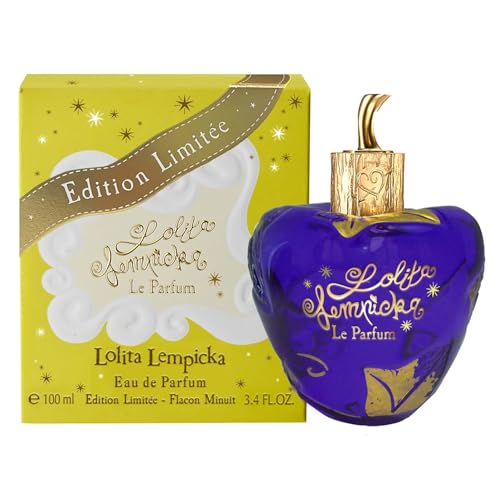 Lolita Lempicka Le Parfum Eau De Parfum Spray for Women Limited Edition Midnight Purple Tinted, Gold Accented Bottle - Notes of Licorice, Violet, & Anise - 3.4 Oz