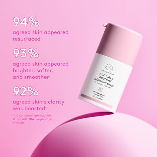Drunk Elephant T.L.C. Sukari Babyfacial - Exfoliating Face Mask - Clean Clinical Skincare - Cruelty-Free - Dermatologist-Tested - Free of Essential Oils, Silicones, and Fragrance