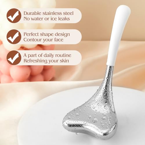 Cryo Sticks for Face - Gua Sha and Massage 2-in-1, Ice Globes-Facial Skin Care Tools for Women, Cold Globes for Facials, Cooling Face Globes
