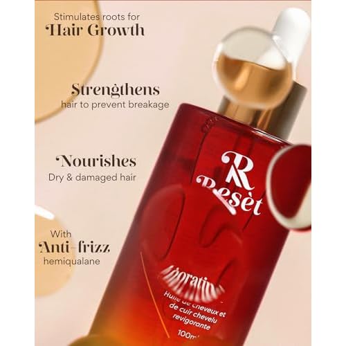 Hair Growth Oil | Natural Hair Regrowth Rosemary Oil for Hair Growth | Scalp & Hair Loss Treatment for Dry, Damaged Hair for Women & Men, 100 ml