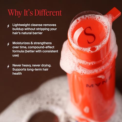Pure Pain Daily Hybrid Shampoo - Sulfate-Free Deep Cleanse & Nourish - Aloe & Hibiscus Scalp Soother - Baobab Protein Strength - All Hair Types