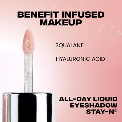 Sacheu Liquid Eyeshadow STAY-N Longwear Eye Makeup ? Buildable Highly Pigmented & Blendable Eye Shadow Cream in Matte & Shimmer Finishes, Shu-ggah