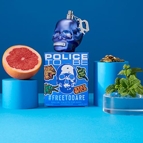 Police TO BE #FREETODARE MAN 4.2 oz - EDT Body Spray, Long Lasting Cologne for Men - Amber and Fougère Scent - Charismatic and Energizing, Fresh Fragrance - for Self-Assured and Driven Men
