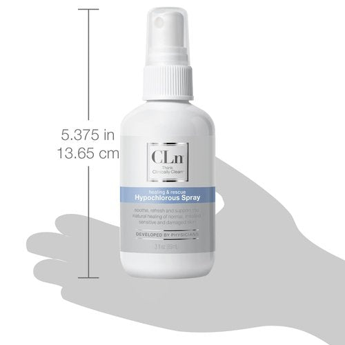 CLn® Hypochlorous Spray - Daily Cleansing Spray to Manage Minor Skin Cuts and Lacerations Without Alcohol, Antibiotics, Steroids or Fragrance, 3 fl. oz.