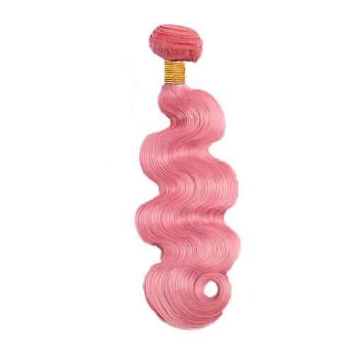Pink Bundles Human Hair Body Wave Bundles 28 Inch Unprocessed Brazilian Virgin Hair 1 Bundle 50 Gram Per Bundle Deals Quick Weave Hair Extensions