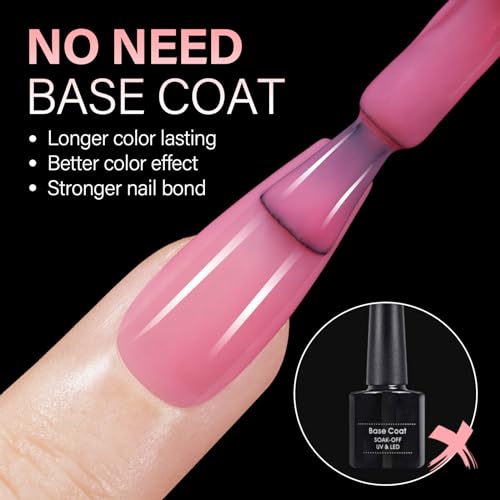AILLSA Medium Coffin Nail Tips 450PCS Full cover Double-sided Matte Gel Stronger Adhesion Pre-Shaped Press on Nail Tips for Home DIY Nail Arts Salon 15 Sizes