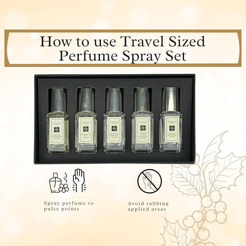 Jo Malone Cologne for Men and Women ? Fragrance Variety 5 Piece Mini Gift Set (0.30 oz Each)