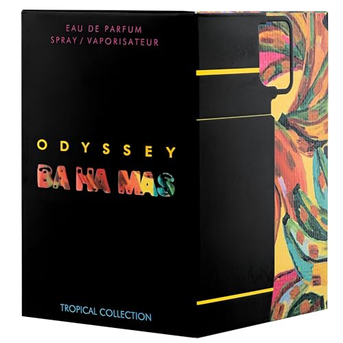 Armaf Odyssey Ba Ha Mas Tropical Collection ? Fruity, Aquatic, Woody ? Eau de Parfum Spray Long-Lasting Fragrance for Unisex, 3.4 Ounce / 100 ml