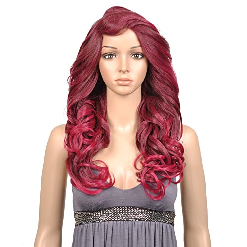 SISTER WIG Synthetic Hair Wig Diva Collection Pre Tweezed Part Diva H Sista (SOM RT BURG)