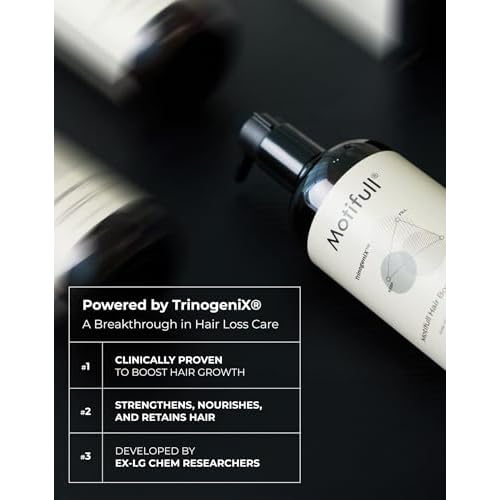 Motifull Hair Boosting Hair Thickening Shampoo for Thinning Hair with Biotin & Caffeine | Hair Growth Shampoo for Stronger Root & Volume (16.9 fl oz)