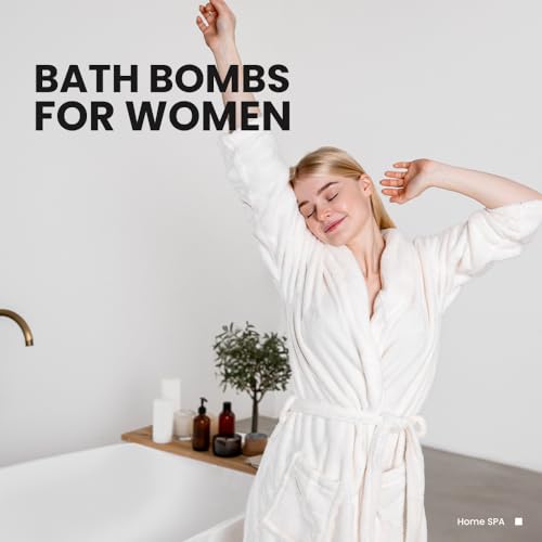 Bath Bombs for Women, BODY & EARTH 10 X 3.5 oz Ocean Bath Bomb Gift Sets Essential Oils Handmade Birthday Gift Idea for Family, Women, Men, Mother's Day Gifts for Women