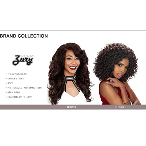 SISTER WIG Synthetic Hair Wig Diva Collection Pre Tweezed Part Diva H Sista (SOM RT BURG)