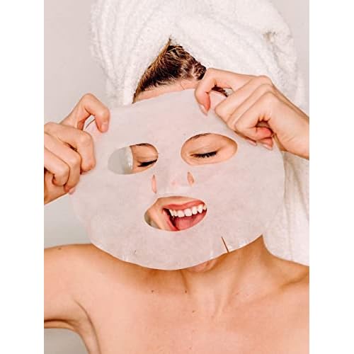 Exfoliating Face Masks (10-Pack) Korean Skincare Infused with Exfoliating Collagen, AHA, Glycolic Acid, BHA, Niacinamide & Ceramide - Revitalizing Solution for Smooth, Radiant Skin