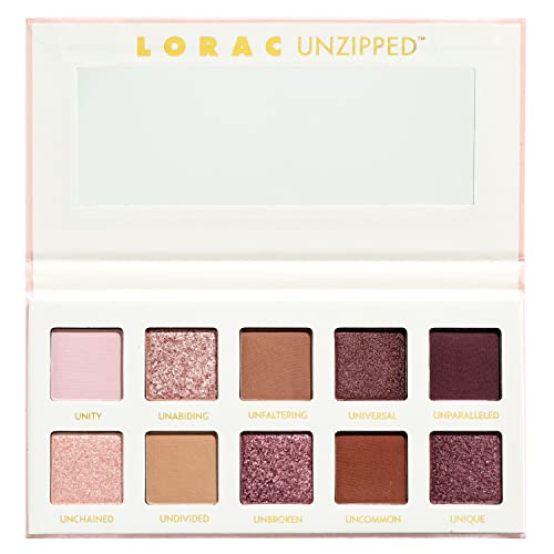 LORAC Unzipped Eyeshadow Palette, Matte And Glitter Finish
