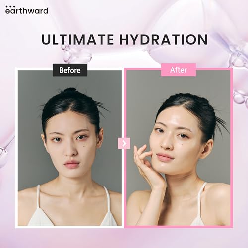 EARTHWARD] Salmon DNA PDRN Collagen Pearl Mask | Hydrating Pink Glow Mask | for glass skin younger looking Korean Skincare 2.53 fl.oz