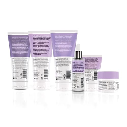 White Hot Ultimate Collection, hair care products to brighten, add gloss & shine to white and grey hair, purple shampoo, banishes yellowy tones