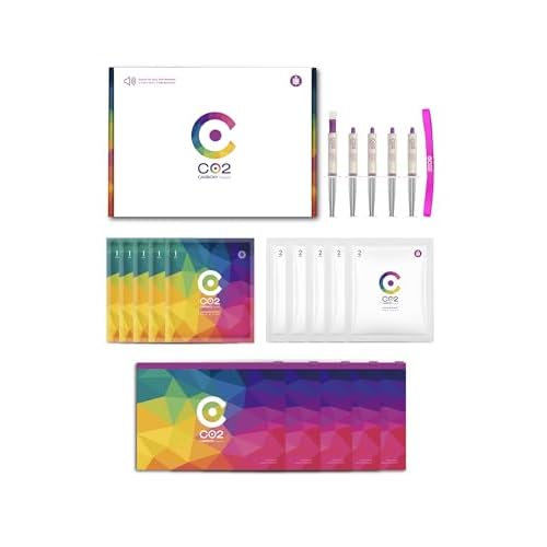 CO2 Carboxy Therapy Sound Box ? 5 Treatment Kit | Skin Rejuvenation & Firming Facial System | Anti-Aging, Brightening, Hydrating | Spa-Quality Skincare at Home