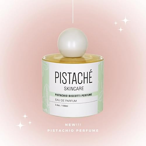 Pistach? Skincare Pistachio Biscotti Perfume Eau de Parfum | Nutty & Sweet Boyfriend Butter Scent | Long-Lasting Fragrance, 3.38 oz