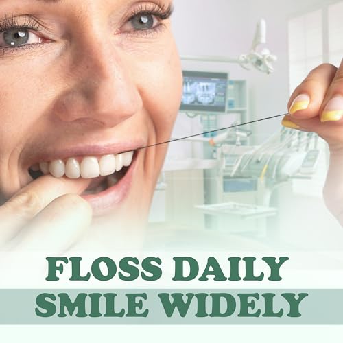 Living Well Bamboo Charcoal Dental Floss ? Natural, Vegan, Biodegradable, PFAS-Free ? Eco-Friendly Floss with Glass Jar ? Zero Waste Oral Care