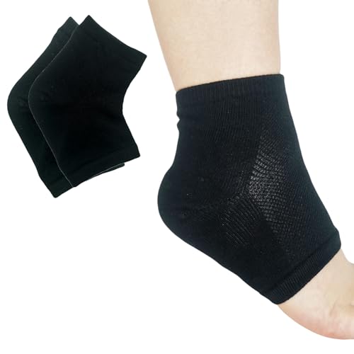 Gel Heel Sports Sock for Kids with Heel Discomfort Severs Plantar Fasciitis Heel Pain (1 Pair Kids 3-7 Women 5-9)