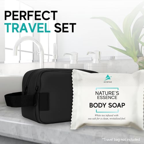 Bar Soap Bulk Individually Wrapped ? 60 Pack 0.5 oz Mini Hotel Soap Bars Bulk ? Travel Size Essential Toiletries for Hosts and Guests, Hotel, Hospitality, Shelters & Bathroom Amenities