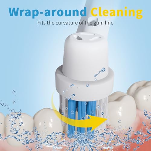 8 Pack Replacement Toothbrush Head Compatible with Oral B Toothbrush (Premium Packaging)
