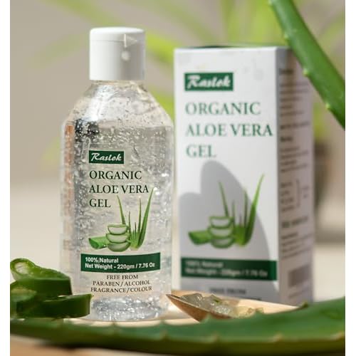 Aloe Vera Gel | 100% Pure Natural Aloe Gel For Moisturizing Face Skin & Hair Care,Durable Moisturizing Hydrating Soothing, Non-Sticky (7.7 OZ)
