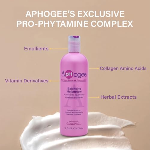 Aphogee Hair Care Double Bundle ? Two-Step Protein Treatment (16 fl oz) & Balancing Moisturizer (16 fl oz)