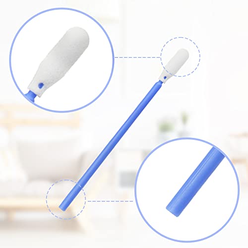 Wellgler's 3.65'' Lint Free Foam Cleaning Swabs,Multi-Purpose Detailing Foam Tip Swabs,Cleaning Swabs for Electronics,Gun,Car Vent .KM722(Blue 100PCS)
