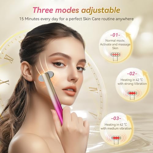 7 in 1 Red-Light-Therapy£¬Red Light Therapy for Face Eye Skincare Equipment at Home£¬Red for Skincare & Blue Rejuvenation Tool (Rose Purple)