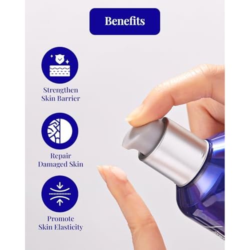 Dr. Belmeur Advanced Cica Ampoule (1.7fl oz) - Soothing, Hydrating Serum for Sensitive Skin. Korean Skin Care. Centella Asiatica, Peptide Complex.