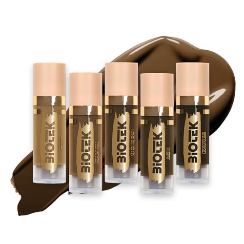 Inorganic Liquid Brow Pigment Kit for Permanent Makeup - Made in Italy - Set (5 Count, 0.61 fl.oz. each)