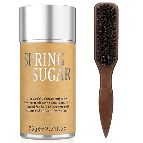 Slick Back Hair Styling Set ? Hair Wax Stick & Boar Bristle Hair Brush for Sleek Styles ? Control Flyaways, Baby Hairs & Frizz ? Wax Stick for Women Sectioning & Parting