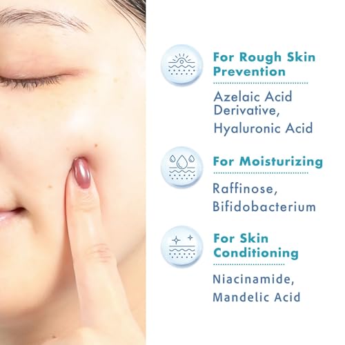 Lululun 28EA Hydrating Face Mask for Acne-Prone Skin & Sensitive Skin, Natural Face Mask for Women & Men with Azelaic Acid & Bifida Ferment, Daily Facial Mask Sheet & Sheet Mask from Japan, Hydra-AZ