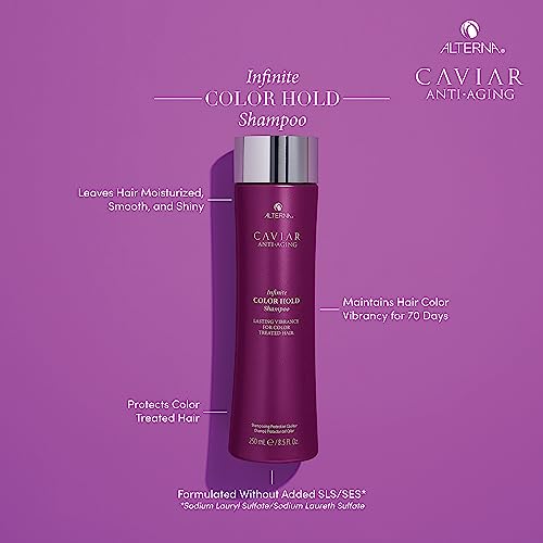 CAVIAR Anti-Aging Infinite Color Hold Shampoo | For Color Treated Hair | Minimizes Color Fade | Sulfate Free