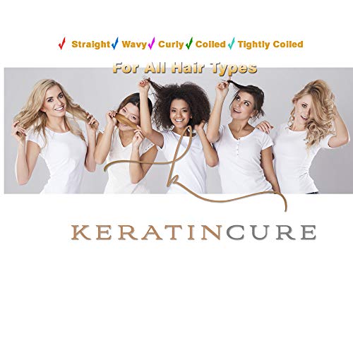 Keratin Cure Best Hair Treatment Gold & Honey Bio Protein 10 Oz Safe Repair Straight Professional Complex Straightening Damaged Dry Frizzy Coarse Curly Wavy Queratina Keratina Brasilera Tratamiento