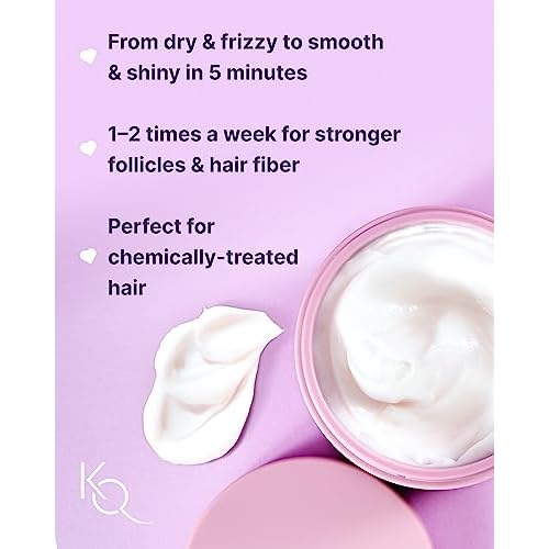 Keranique Hair Mask: Deep Repair & Hydration for Dry, Damaged Hair - Keratin Protein Boost for Fine Strands - Intense Moisturizer for Women