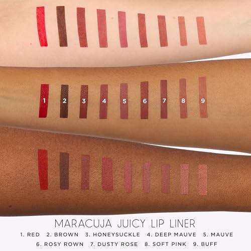 tarte maracuja juicy lip liner ? Creamy, Matte, Lip Liner with Hyaluronic Acid with Vitamin E, Vegan & Cruelty-Free