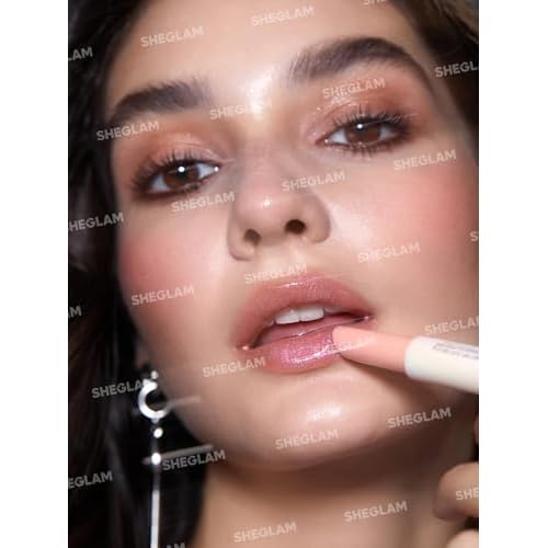 SHEGLAM Pout-Perfect Moisturizing Solid Lip Gloss Shimmer Lip Plumper - Sugar Crystal